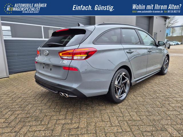 Hyundai i30 Kombi 1.6 T-GDI 150PS Automatik N-Line MY2026 Sitzheizung Lenkradheizung Klimaautomatik Navi 10,3"-Touchscreen Bluelink Apple CarPlay + Android Auto PDC v+h R&uuml;ckf.Kamera 18-LM 