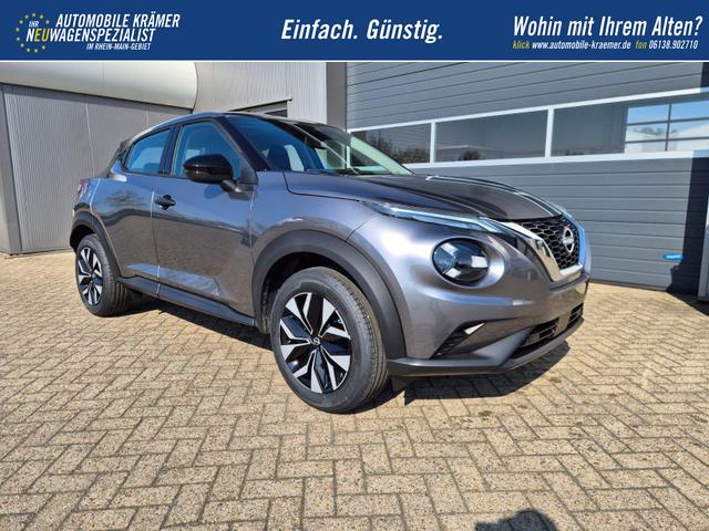Nissan Juke 1.0 DIG-T 114PS Acenta Klimaautomatik Sitzheizung R&uuml;ckf.Kamera Bluetooth Touchscreen wireless Apple CarPlay Android Auto 