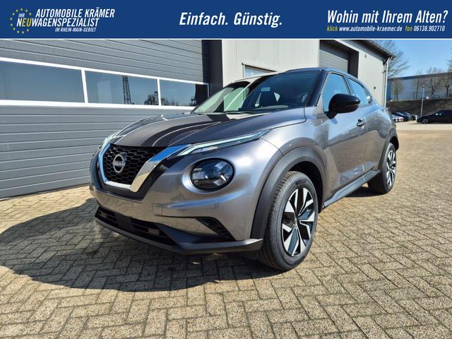 Nissan Juke 1.0 DIG-T 114PS Acenta Klimaautomatik Sitzheizung R&uuml;ckf.Kamera Bluetooth Touchscreen wireless Apple CarPlay Android Auto 