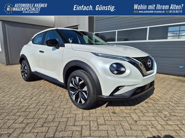 Nissan Juke 1.0 DIG-T 114PS Acenta Klimaautomatik Sitzheizung R&uuml;ckf.Kamera Bluetooth Touchscreen wireless Apple CarPlay Android Auto 