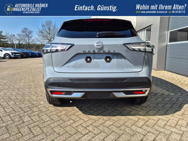 Nissan Qashqai 1.3 DIG-T MHEV 158 PS X-Tronic Tekna Voll-Leder Klimaautomatik PanoGlasdach Sitzheizung Lenkradheizung Navi Head-Up Display elektr. Heckklappe ACC PDC v+h 360&deg;Kamera DAB Bluetooth Touchscreen Apple CarPlay Android Auto 19"LM 