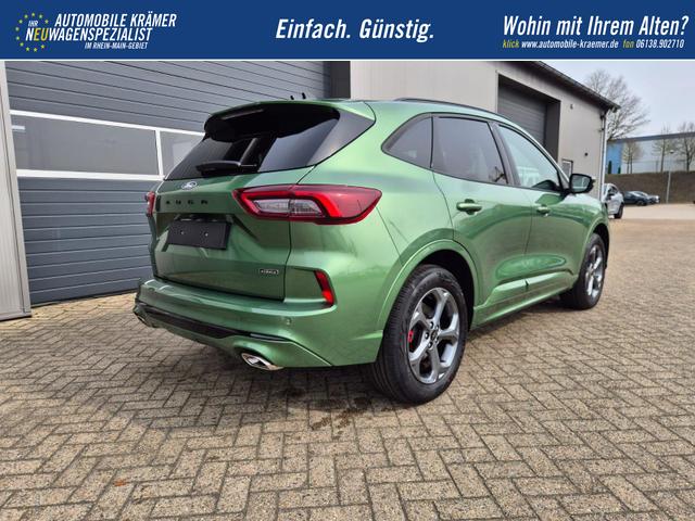 Ford Kuga ST-Line X 243PS PHEV Automatik schwenkb. AHK Sitzheizung v+h Lenkradheizung Frontscheibe beheizb. Klimaauomatik Navi SYNC4 Apple CarPlay Android Auto Touchscreen PDC 4xKamera 2xKeyless B+O Sound 18"LM vollelektr. Reichweite 67KM 