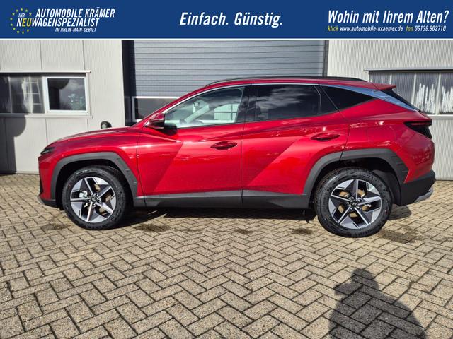 Hyundai TUCSON Trend 1.6 T-GDI 150PS Automatik TZ 2026 Teil-Leder Sitzheizung v+h Lenkradheizung Klimaautomatik Navi Touchscreen DAB+ Apple CarPlay + Android Auto PDC R&uuml;ckf.-Kamera Matrix-LED-Scheinw. 