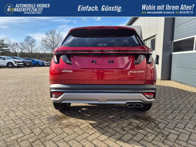 Hyundai TUCSON Trend 1.6 T-GDI 150PS Automatik TZ 2026 Teil-Leder Sitzheizung v+h Lenkradheizung Klimaautomatik Navi Touchscreen DAB+ Apple CarPlay + Android Auto PDC R&uuml;ckf.-Kamera Matrix-LED-Scheinw. 