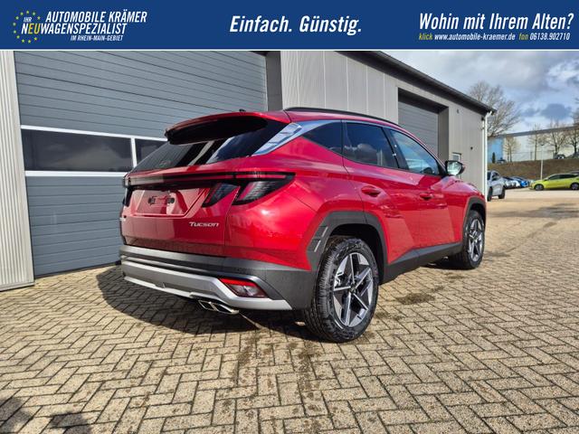 Hyundai TUCSON Trend 1.6 T-GDI 150PS Automatik TZ 2026 Teil-Leder Sitzheizung v+h Lenkradheizung Klimaautomatik Navi Touchscreen DAB+ Apple CarPlay + Android Auto PDC R&uuml;ckf.-Kamera Matrix-LED-Scheinw. 