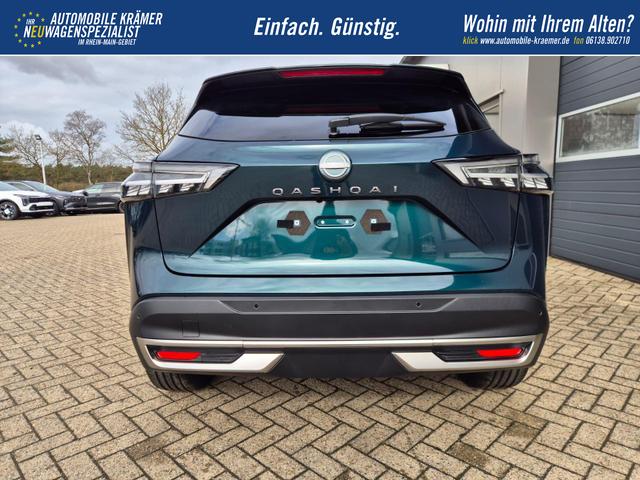 Nissan Qashqai 1.3 DIG-T MHEV 158 PS X-Tronic Tekna Voll-Leder Klimaautomatik PanoGlasdach Sitzheizung Lenkradheizung Navi Head-Up Display elektr. Heckklappe ACC PDC v+h 360&deg;Kamera DAB Bluetooth Touchscreen Apple CarPlay Android Auto 19"LM 