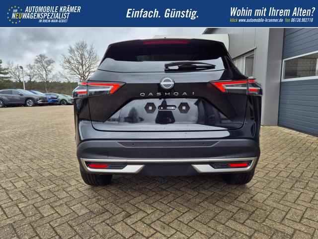 Nissan Qashqai 1.3 DIG-T MHEV 158 PS X-Tronic N-Connecta Teil-Leder PanoGlasdach Klimaautomatik Sitzheizung Lenkradheizung Navi ACC PDC v+h 360&deg;Kamera DAB Bluetooth Touchscreen Apple CarPlay Android Auto 18"LM 
