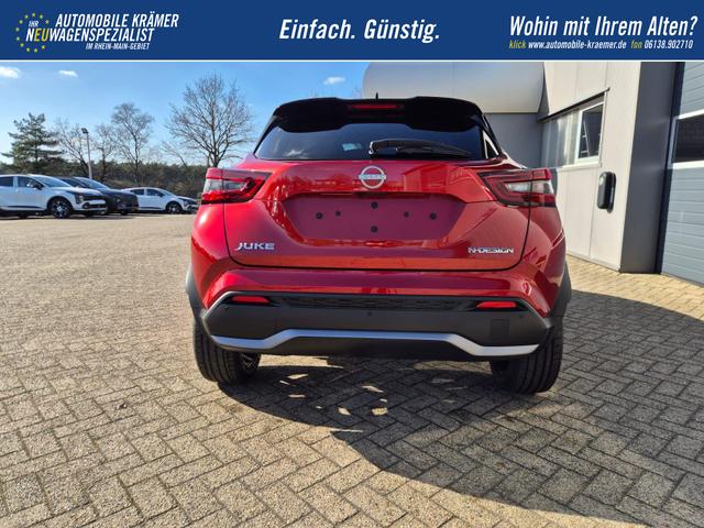 Nissan Juke 1.0 DIG-T 114PS N-Design Automatik Teil-Leder Klimaautomatik Sitzheizung Lenkradheizung PDC v+h R&uuml;ckf.Kamera Navi 19"LM Bluetooth Touchscreen Apple CarPlay Android Auto 