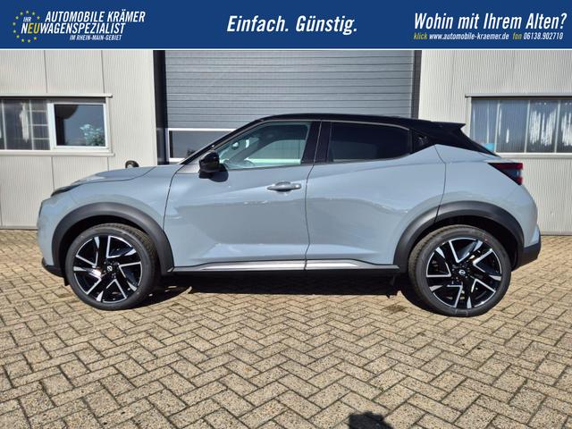 Nissan Juke 1.0 DIG-T 114PS N-Design Automatik Teil-Leder Klimaautomatik Sitzheizung Lenkradheizung PDC v+h R&uuml;ckf.Kamera Navi 19"LM Bluetooth Touchscreen Apple CarPlay Android Auto 