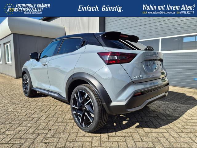 Nissan Juke 1.0 DIG-T 114PS N-Design Automatik Teil-Leder Klimaautomatik Sitzheizung Lenkradheizung PDC v+h R&uuml;ckf.Kamera Navi 19"LM Bluetooth Touchscreen Apple CarPlay Android Auto 