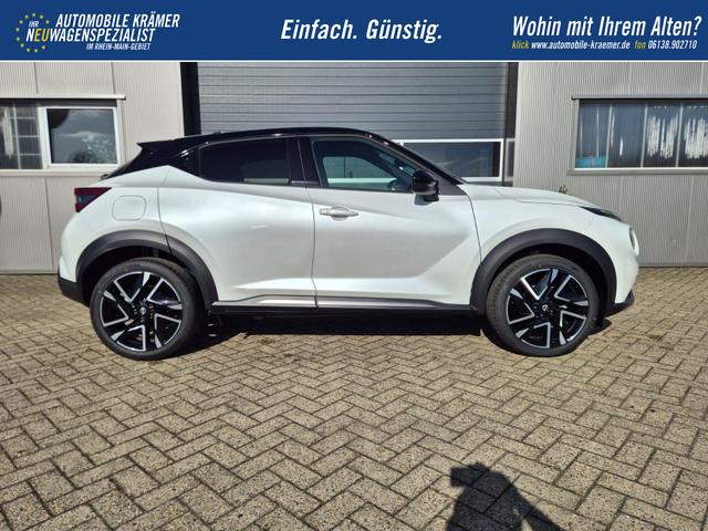 Nissan Juke 1.0 DIG-T 114PS N-Design Automatik Teil-Leder Klimaautomatik Sitzheizung Lenkradheizung PDC v+h R&uuml;ckf.Kamera Navi 19"LM Bluetooth Touchscreen Apple CarPlay Android Auto 