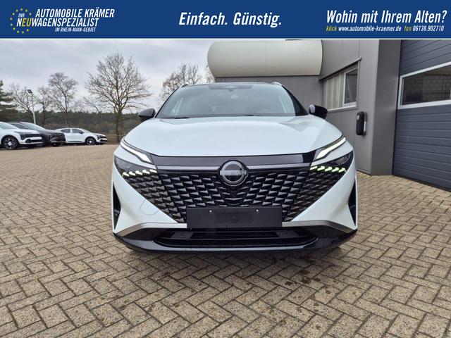 Nissan Qashqai 1.3 DIG-T MHEV 158 PS X-Tronic Tekna Premium Paket 20"LM Teil-Leder PanoGlasdach Klimaautomatik Sitzheizung Lenkradheizung Navi Head-Up Display elektr. Heckklappe ACC PDC v+h 360&deg;Kamera DAB Bluetooth Touchscreen Apple CarPlay Android Auto 