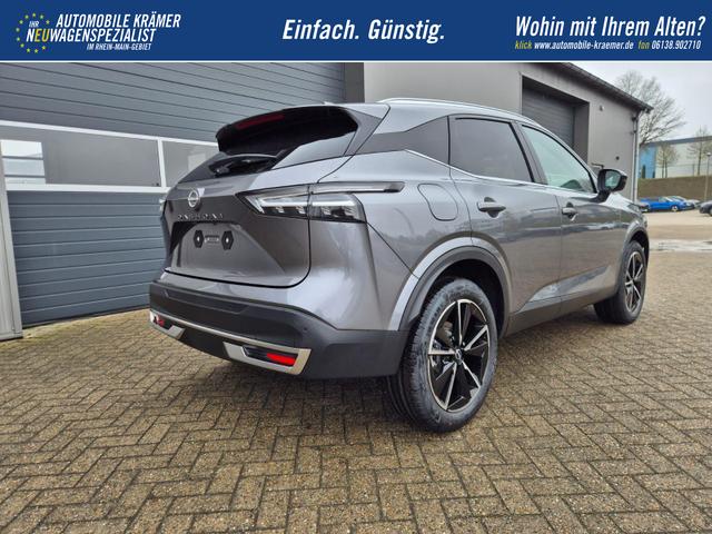 Nissan Qashqai 1.3 DIG-T MHEV 158 PS X-Tronic Tekna Voll-Leder Klimaautomatik PanoGlasdach Sitzheizung Lenkradheizung Navi Head-Up Display elektr. Heckklappe ACC PDC v+h 360&deg;Kamera DAB Bluetooth Touchscreen Apple CarPlay Android Auto 19"LM 