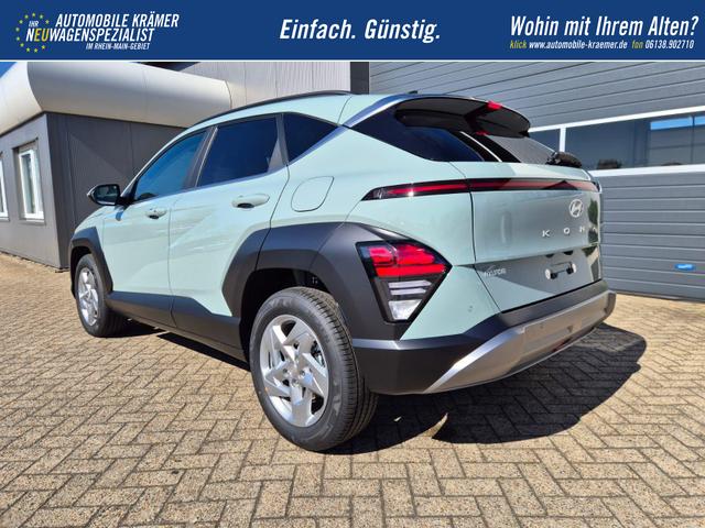 Hyundai KONA Trend 1.6 T-GDI 150PS Automatik MY2026 Voll-LED-Projektionsscheinw. mit LED-Lichtband Sitzheizung v+h Lenkradheizung ACC Klimaautomatik Navi Touchscreen DAB+ Apple CarPlay + Android Auto PDC R&uuml;ckf.Kamera 2xKeyless 17-LM 