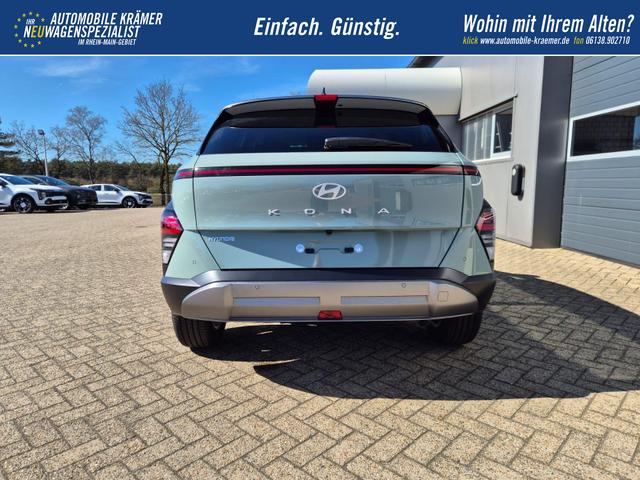 Hyundai KONA Trend 1.6 T-GDI 150PS Automatik MY2026 Voll-LED-Projektionsscheinw. mit LED-Lichtband Sitzheizung v+h Lenkradheizung ACC Klimaautomatik Navi Touchscreen DAB+ Apple CarPlay + Android Auto PDC R&uuml;ckf.Kamera 2xKeyless 17-LM 