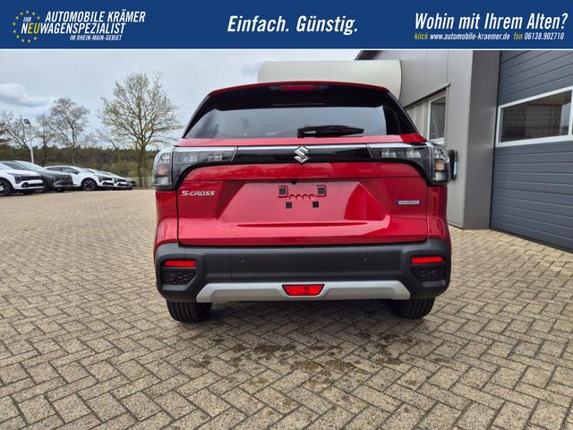 Suzuki S-Cross Comfort+ 110PS Automatik MHEV 1.4 Boosterjet Teilleder Navi Klimaautomatik Sitzheizung ACC PDC v+h 4x Kamera Suzuki-Radio Apple CarPlay Android Auto Touchscreen 2xKeyless 17-LM 