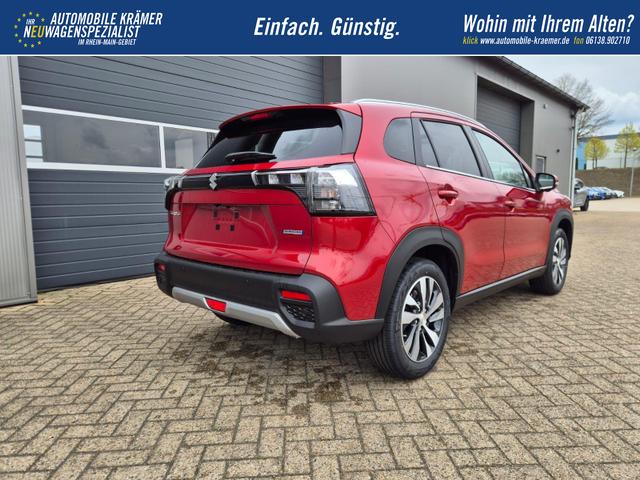 Suzuki S-Cross Comfort+ 110PS Automatik MHEV 1.4 Boosterjet Teilleder Navi Klimaautomatik Sitzheizung ACC PDC v+h 4x Kamera Suzuki-Radio Apple CarPlay Android Auto Touchscreen 2xKeyless 17-LM 