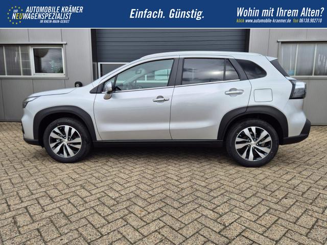 Suzuki S-Cross Comfort+ 110PS MHEV 4x4 ALLGRIP 1.4 Boosterjet Teilleder Navi Klimaautomatik Sitzheizung ACC PDC v+h 4x Kamera Suzuki-Radio Apple CarPlay Android Auto Touchscreen 2xKeyless 17-LM 