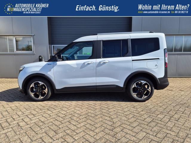 Ford Tourneo Courier 1.0 EcoBoost 125PS Active Teil-Leder Sitzheizung Lenkradheizung Klimaautomatik PDC v+h R&uuml;ckf.-Kamera ACC TWA Frontscheibe beheizb. Ford-Navi SYNC4 Apple CarPlay + Android Auto 