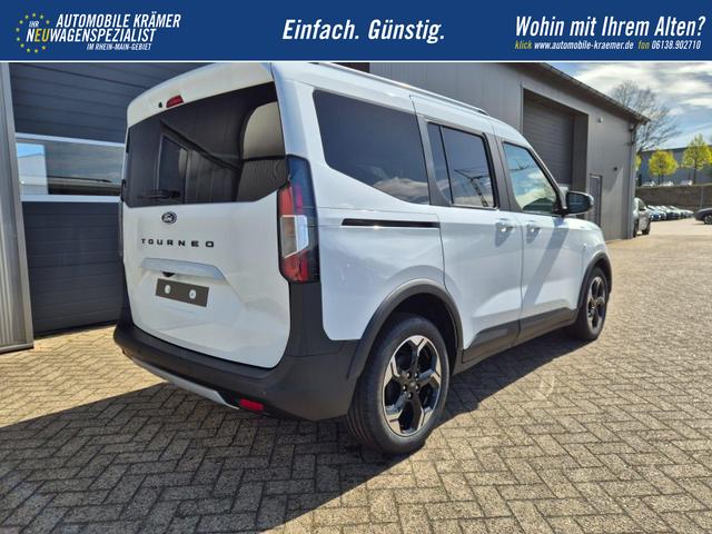Ford Tourneo Courier 1.0 EcoBoost 125PS Active Teil-Leder Sitzheizung Lenkradheizung Klimaautomatik PDC v+h R&uuml;ckf.-Kamera ACC TWA Frontscheibe beheizb. Ford-Navi SYNC4 Apple CarPlay + Android Auto 