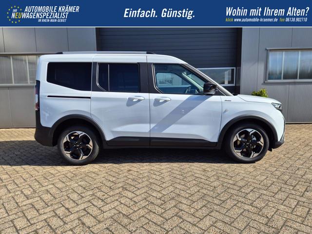 Ford Tourneo Courier 1.0 EcoBoost 125PS Active Teil-Leder Sitzheizung Lenkradheizung Klimaautomatik PDC v+h R&uuml;ckf.-Kamera ACC TWA Frontscheibe beheizb. Ford-Navi SYNC4 Apple CarPlay + Android Auto 