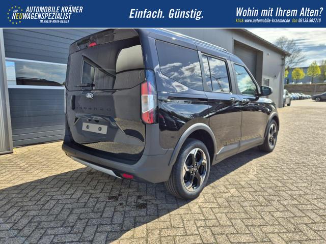 Ford Tourneo Courier 1.0 EcoBoost 125PS Active Teil-Leder Sitzheizung Lenkradheizung Klimaautomatik PDC v+h R&uuml;ckf.-Kamera ACC TWA Frontscheibe beheizb. Ford-Navi SYNC4 Apple CarPlay + Android Auto 