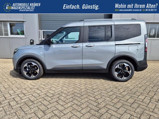 Ford Tourneo Courier 1.0 EcoBoost 125PS Active Teil-Leder Sitzheizung Lenkradheizung Klimaautomatik PDC v+h R&uuml;ckf.-Kamera ACC TWA Frontscheibe beheizb. Ford-Navi SYNC4 Apple CarPlay + Android Auto 