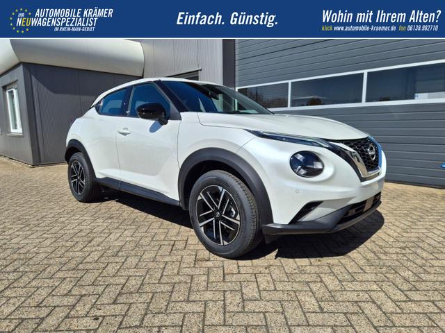 Nissan Juke 1.0 DIG-T 114PS N-Connecta Teil-Leder Klimaautomatik PDC v+h R&uuml;ckf.Kamera Bluetooth Touchscreen Apple CarPlay Android Auto 17"LM 