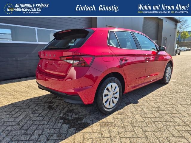 Skoda Fabia 1.0 TSI 95PS Selection 5-t&uuml;rig R&uuml;ckf.Kamera Parksensoren Sitzheizung Multifunktionslenkrad Klima Skoda-Radio Bluetooth Touchscreen Tempomat Nebelsch. Apple CarPlay + Android Auto 