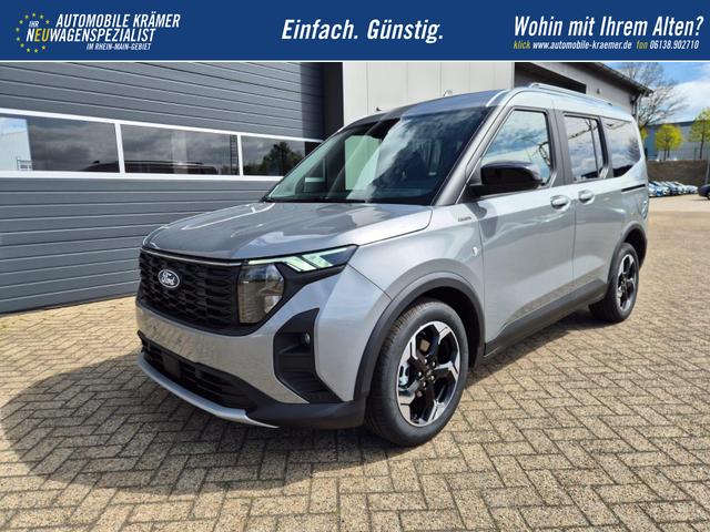 Ford Tourneo Courier 1.0 EcoBoost 125PS Active Teil-Leder Sitzheizung Lenkradheizung Klimaautomatik PDC v+h R&uuml;ckf.-Kamera ACC TWA Frontscheibe beheizb. Ford-Navi SYNC4 Apple CarPlay + Android Auto 