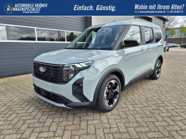 Ford Tourneo Courier 1.0 EcoBoost 125PS Active Teil-Leder Sitzheizung Lenkradheizung Klimaautomatik PDC v+h R&uuml;ckf.-Kamera ACC TWA Frontscheibe beheizb. Ford-Navi SYNC4 Apple CarPlay + Android Auto 