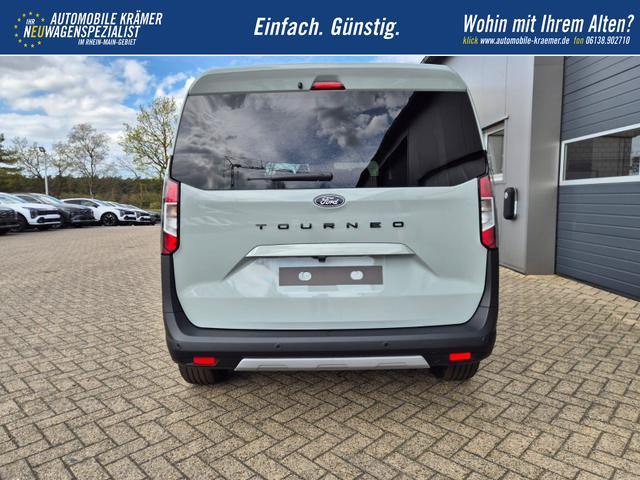 Ford Tourneo Courier 1.0 EcoBoost 125PS Active Teil-Leder Sitzheizung Lenkradheizung Klimaautomatik PDC v+h R&uuml;ckf.-Kamera ACC TWA Frontscheibe beheizb. Ford-Navi SYNC4 Apple CarPlay + Android Auto 