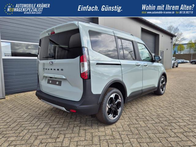 Ford Tourneo Courier 1.0 EcoBoost 125PS Active Teil-Leder Sitzheizung Lenkradheizung Klimaautomatik PDC v+h R&uuml;ckf.-Kamera ACC TWA Frontscheibe beheizb. Ford-Navi SYNC4 Apple CarPlay + Android Auto 