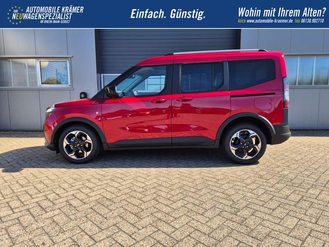 Ford Tourneo Courier 1.0 EcoBoost 125PS Active Teil-Leder Sitzheizung Lenkradheizung Klimaautomatik PDC v+h R&uuml;ckf.-Kamera ACC TWA Frontscheibe beheizb. Ford-Navi SYNC4 Apple CarPlay + Android Auto 