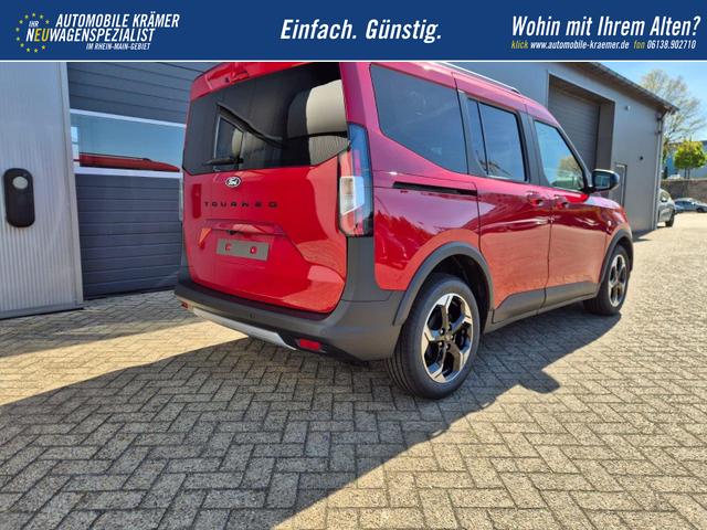 Ford Tourneo Courier 1.0 EcoBoost 125PS Active Teil-Leder Sitzheizung Lenkradheizung Klimaautomatik PDC v+h R&uuml;ckf.-Kamera ACC TWA Frontscheibe beheizb. Ford-Navi SYNC4 Apple CarPlay + Android Auto 