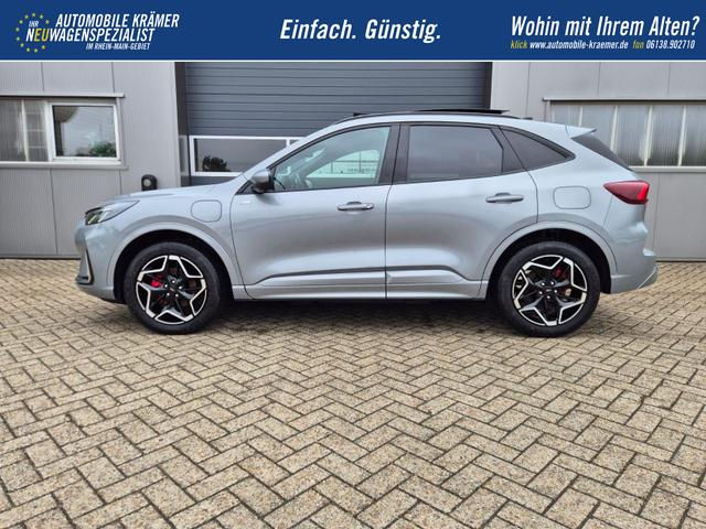 Ford Kuga ST-Line X 243PS PHEV Automatik Matrix-LED schwenkb. AHK elektr. PanoDach Sitzheizung v+h Lenkradheizung Frontscheibe beheizb. Navi SYNC4 Apple CarPlay Android Auto Touchscreen PDC 4xKamera 2xKeyless B+O Sound 19"LM vollelektr. Reichweite 65KM 