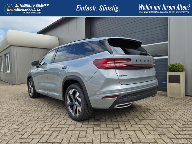 Skoda Kodiaq Sportline 1.5 TSI 204PS PHEV DSG schwenkb. AHK elektr. PanoDach Alcantara PDC v+h 360&deg;Kamera CANTON Sound Sitzheizung Lenkradheizung Navi Apple CarPlay Android Auto 2xKeyless 19"LM vollelektr. Reichweite 116KM 