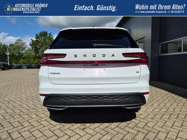 Skoda Kodiaq Sportline 1.5 TSI 204PS PHEV DSG schwenkb. AHK elektr. PanoDach Alcantara PDC v+h 360&deg;Kamera CANTON Sound Sitzheizung Lenkradheizung Navi Apple CarPlay Android Auto 2xKeyless 19"LM vollelektr. Reichweite 116KM 