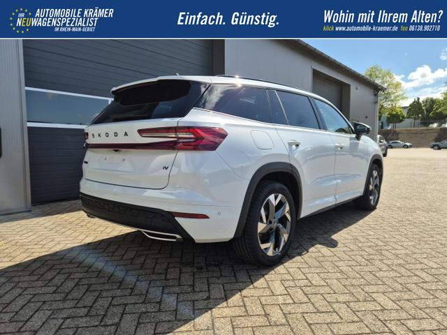 Skoda Kodiaq Sportline 1.5 TSI 204PS PHEV DSG schwenkb. AHK elektr. PanoDach Alcantara PDC v+h 360&deg;Kamera CANTON Sound Sitzheizung Lenkradheizung Navi Apple CarPlay Android Auto 2xKeyless 19"LM vollelektr. Reichweite 116KM 