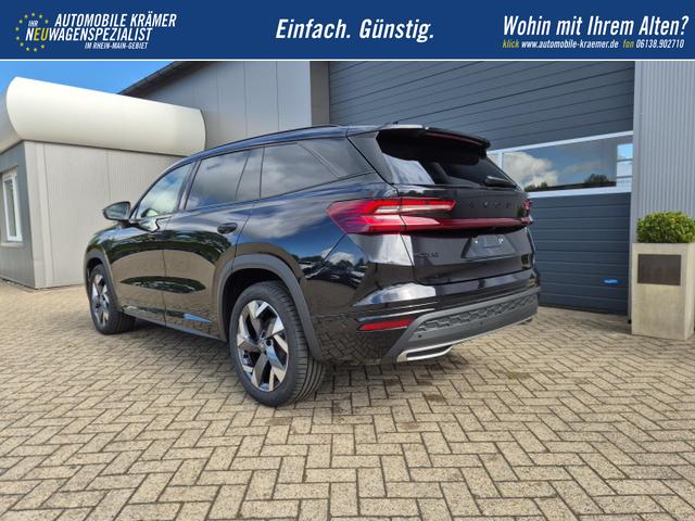 Skoda Kodiaq Sportline 1.5 TSI 204PS PHEV DSG schwenkb. AHK elektr. PanoDach Alcantara PDC v+h 360&deg;Kamera CANTON Sound Sitzheizung Lenkradheizung Navi Apple CarPlay Android Auto 2xKeyless 19"LM vollelektr. Reichweite 116KM 