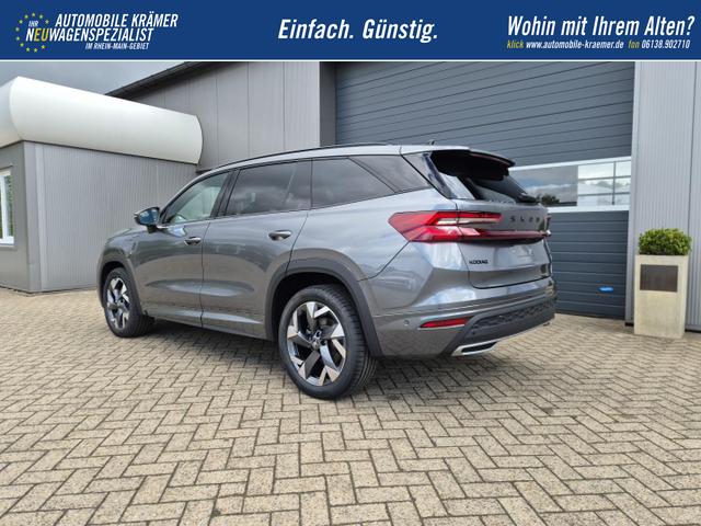 Skoda Kodiaq Sportline 1.5 TSI 204PS PHEV DSG schwenkb. AHK elektr. PanoDach Alcantara PDC v+h 360&deg;Kamera CANTON Sound Sitzheizung Lenkradheizung Navi Apple CarPlay Android Auto 2xKeyless 19"LM vollelektr. Reichweite 116KM 