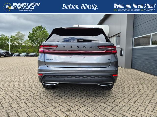 Skoda Kodiaq Sportline 1.5 TSI 204PS PHEV DSG schwenkb. AHK elektr. PanoDach Alcantara PDC v+h 360&deg;Kamera CANTON Sound Sitzheizung Lenkradheizung Navi Apple CarPlay Android Auto 2xKeyless 19"LM vollelektr. Reichweite 116KM 