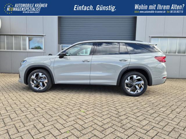 Skoda Kodiaq Sportline 1.5 TSI 204PS PHEV DSG schwenkb. AHK elektr. PanoDach Alcantara PDC v+h 360&deg;Kamera CANTON Sound Sitzheizung Lenkradheizung Navi Apple CarPlay Android Auto 2xKeyless 19"LM vollelektr. Reichweite 116KM 