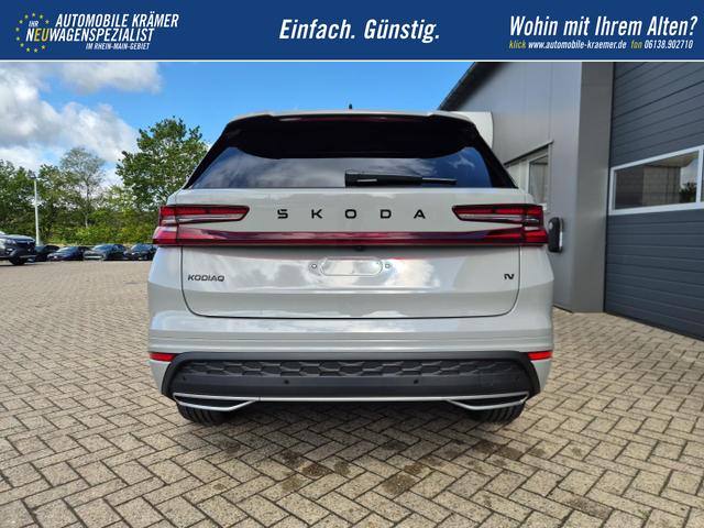 Skoda Kodiaq Sportline 1.5 TSI 204PS PHEV DSG schwenkb. AHK elektr. PanoDach Alcantara PDC v+h 360&deg;Kamera CANTON Sound Sitzheizung Lenkradheizung Navi Apple CarPlay Android Auto 2xKeyless 19"LM vollelektr. Reichweite 116KM 