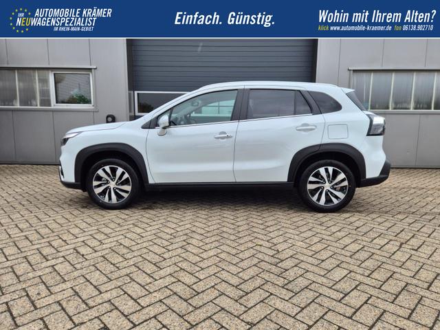 Suzuki S-Cross Comfort+ 110PS MHEV 4x4 ALLGRIP 1.4 Boosterjet Teilleder Navi Klimaautomatik Sitzheizung ACC PDC v+h 4x Kamera Suzuki-Radio Apple CarPlay Android Auto Touchscreen 2xKeyless 17-LM 