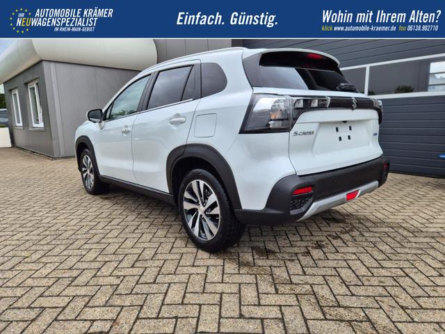Suzuki S-Cross Comfort+ 110PS MHEV 4x4 ALLGRIP 1.4 Boosterjet Teilleder Navi Klimaautomatik Sitzheizung ACC PDC v+h 4x Kamera Suzuki-Radio Apple CarPlay Android Auto Touchscreen 2xKeyless 17-LM 