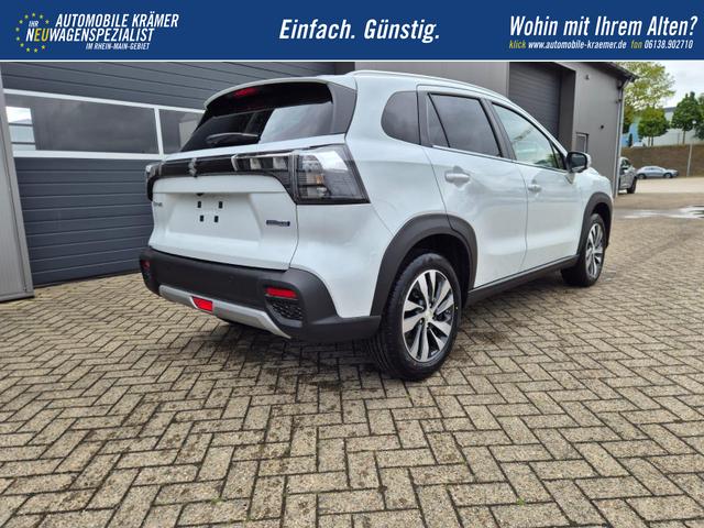Suzuki S-Cross Comfort+ 110PS MHEV 4x4 ALLGRIP 1.4 Boosterjet Teilleder Navi Klimaautomatik Sitzheizung ACC PDC v+h 4x Kamera Suzuki-Radio Apple CarPlay Android Auto Touchscreen 2xKeyless 17-LM 