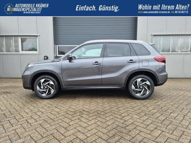 Suzuki Vitara Comfort+ 110PS MHEV 4x4 ALLGRIP 1.4 Boosterjet Allrad Teilleder mit Alcantara Navi Klimaautomatik Sitzheizung ACC PDC v+h R&uuml;ckf.Kamera Suzuki-Radio Apple CarPlay Android Auto Touchscreen 2xKeyless 17-LM 