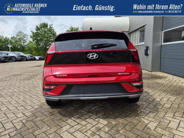 Hyundai BAYON Trend 1.0 T-GDI 90PS Klimaautomatik R&uuml;ckf.Kamera Parksensoren Sitzheizung Lenkradheizung Bluetooth Touchscreen Tempomat Apple CarPlay + Android Auto 16"LM 