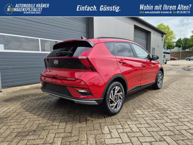 Hyundai BAYON Trend 1.0 T-GDI 90PS Klimaautomatik R&uuml;ckf.Kamera Parksensoren Sitzheizung Lenkradheizung Bluetooth Touchscreen Tempomat Apple CarPlay + Android Auto 16"LM 